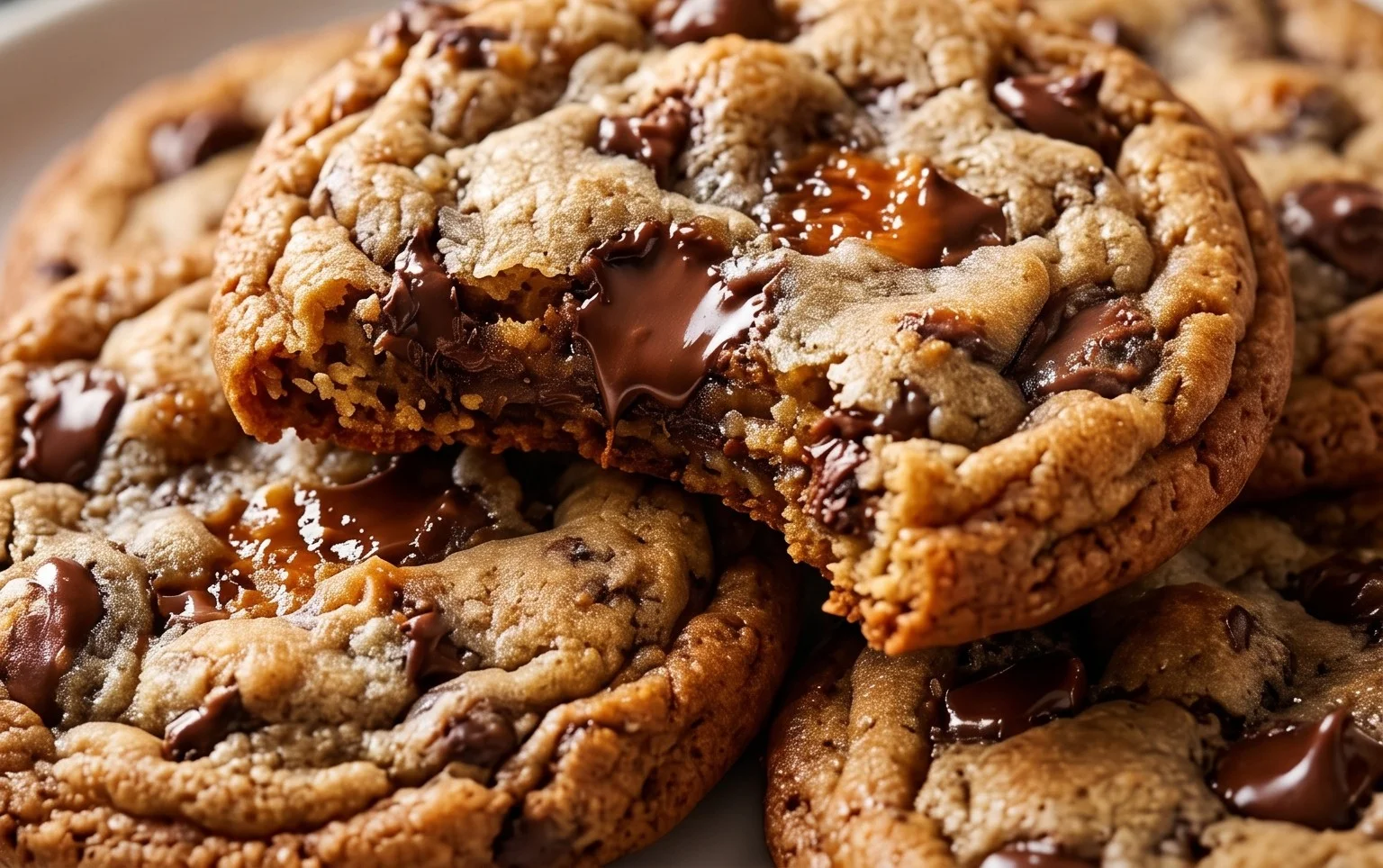 Crispy and Chewy Chocolate Chip Cookies
