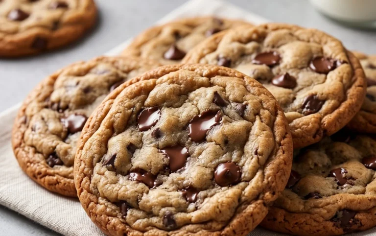 Crispy and Chewy Chocolate Chip Cookies