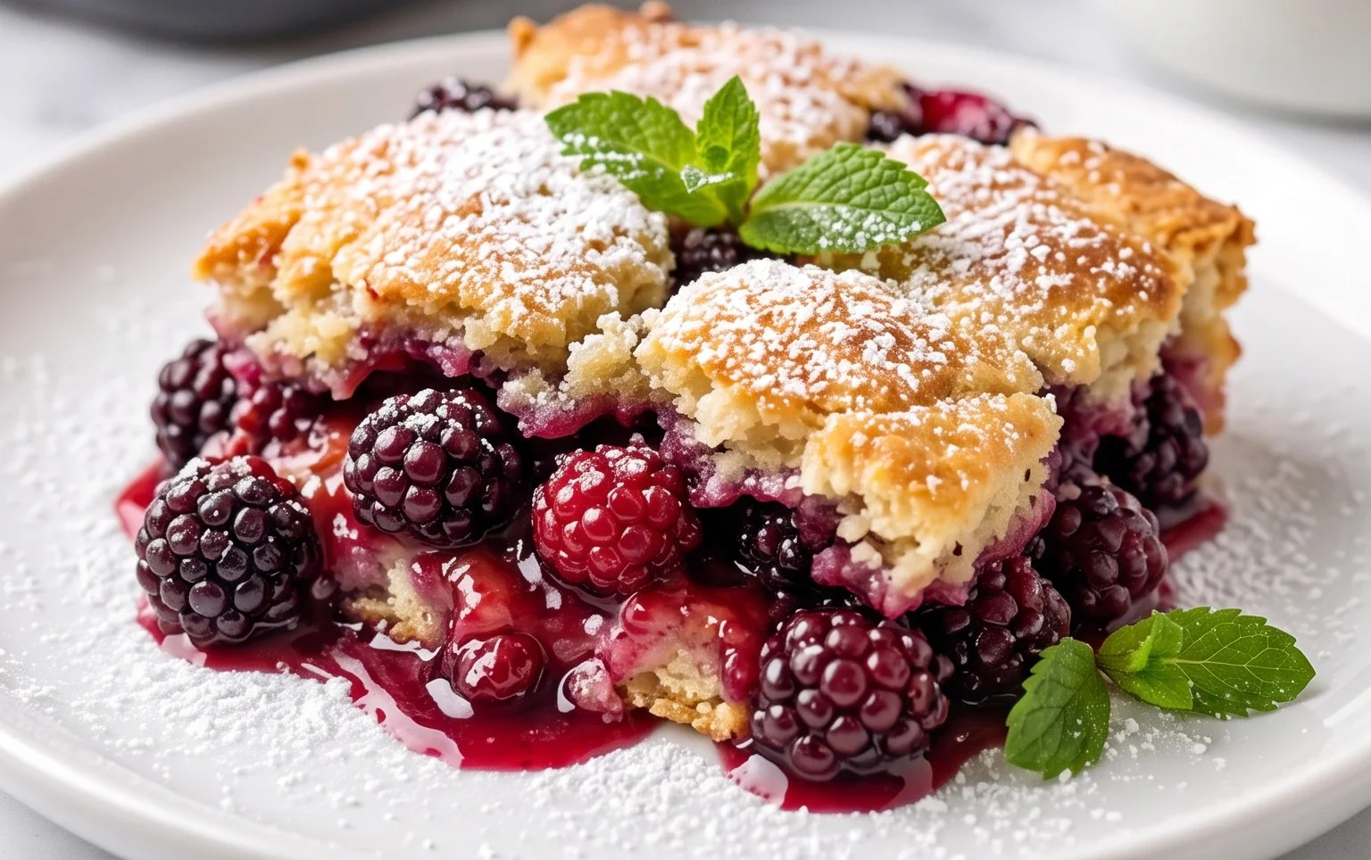 The Pioneer Women's Blackberry Cobbler