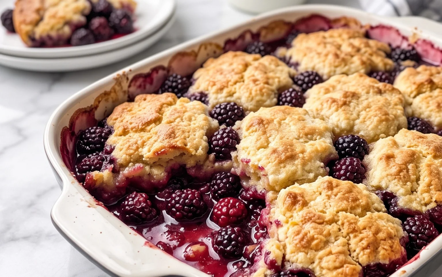 The Pioneer Women's Blackberry Cobbler