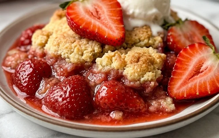 Strawberry Cobbler