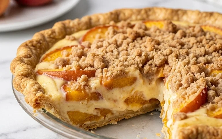 Peaches and Cream Pie