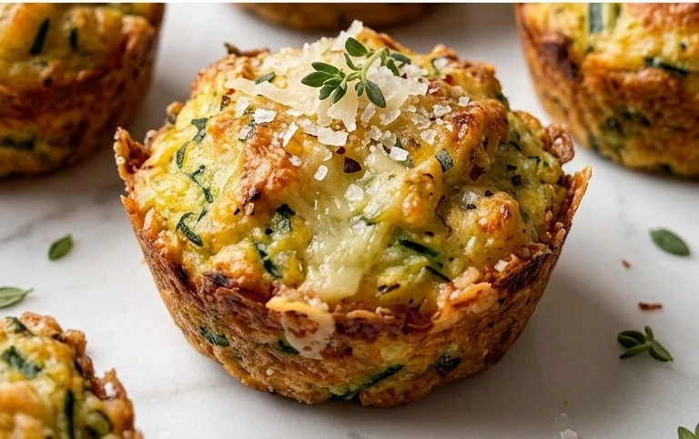 Zucchini Garlic Bites