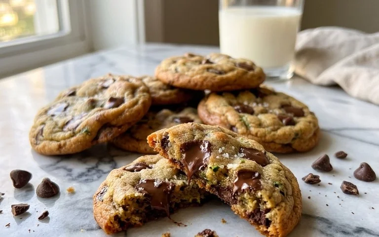 Zucchini Chocolate Chip Cookies