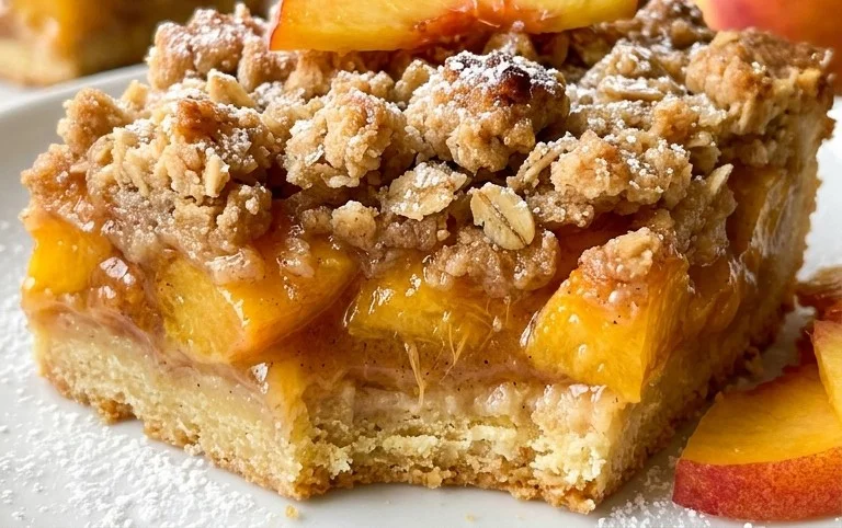 Fresh Peach Crum extractb Bars