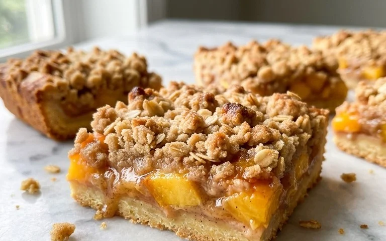 Fresh Peach Crum extractb Bars