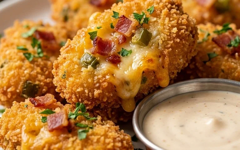 Fried Jalapeno Popper Bites