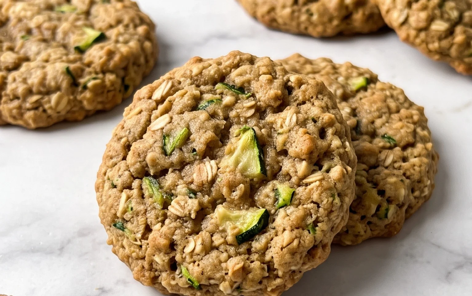 Healthy Zucchini Oatmeal Cookies