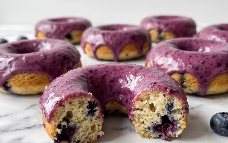 Blueberry Cake Donuts