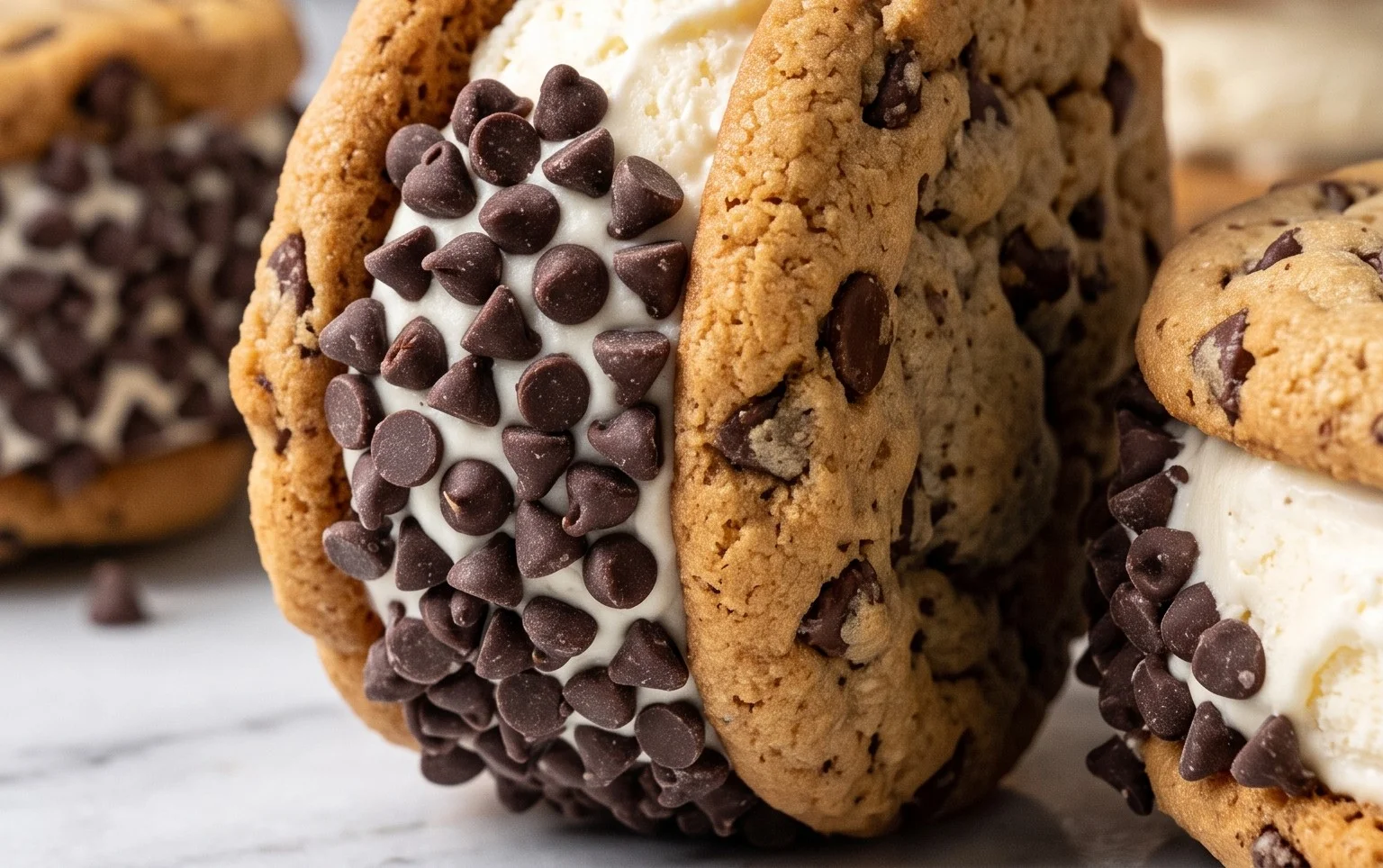 Cookie Ice Cream Sandwiches (Like a Chipwich!)