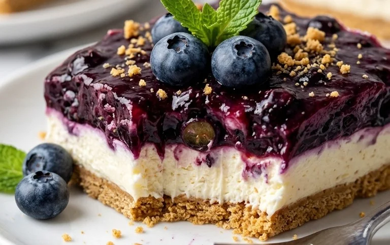 No-Bake Blueberry Yum Yum