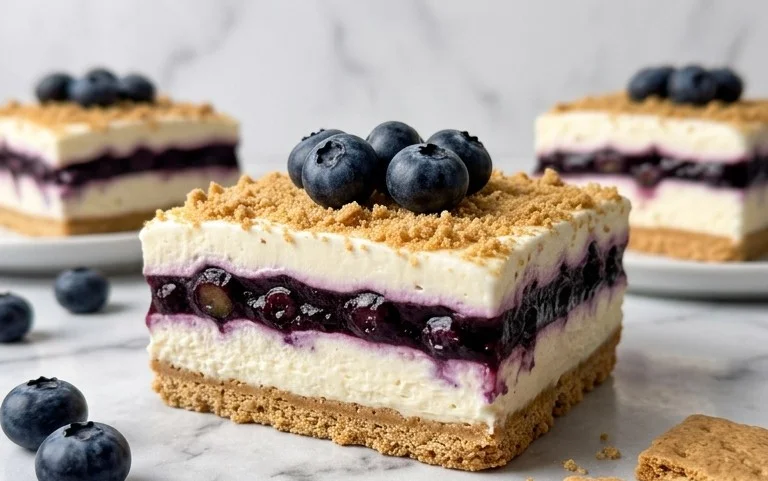 No-Bake Blueberry Yum Yum