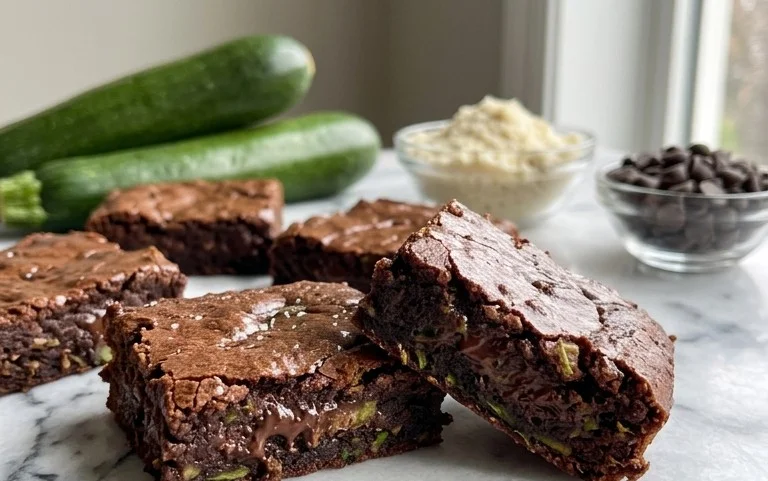 Zucchini Brownies (gluten-free, dairy-free options)