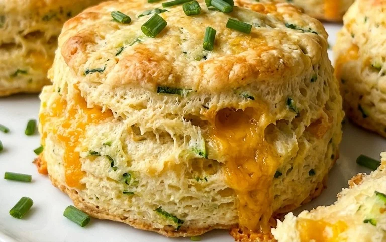 Zucchini Cheddar Biscuits