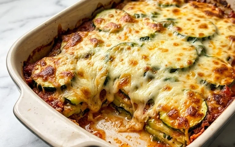 Cheesy Baked Zucchini Casserole