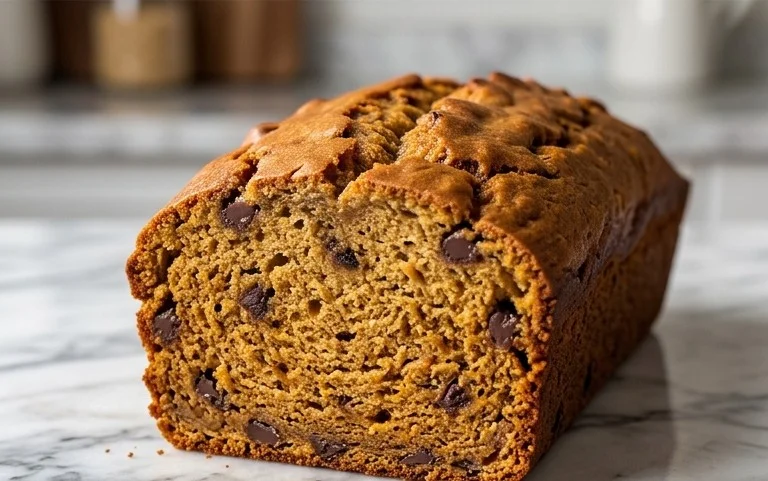Pumpkin Chip Banana Bread