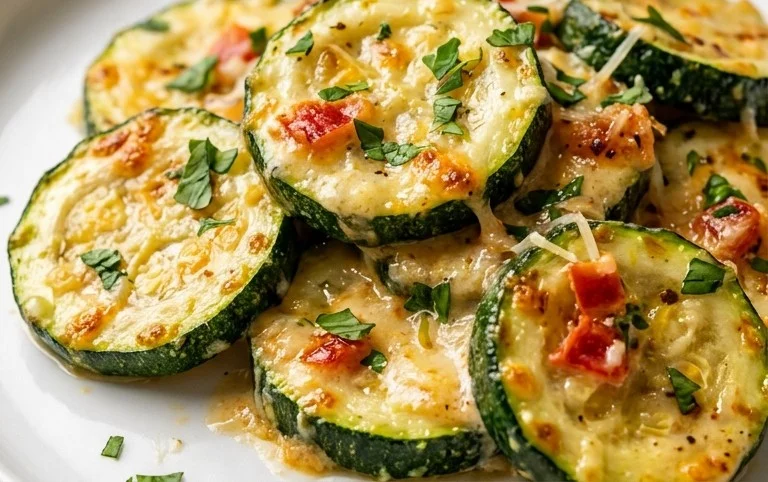 Creamy Parmesan Zucchini