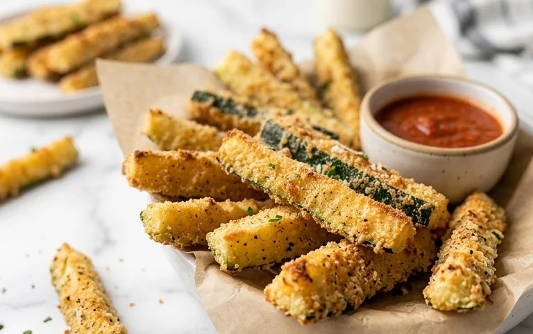 Baked Parmesan Zucchini Fries