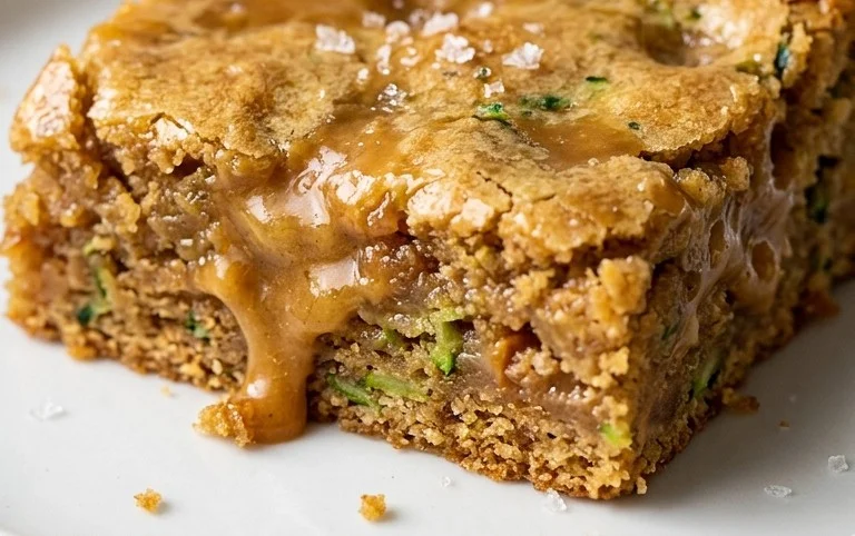 Chewy Butterscotch Zucchini Blondies