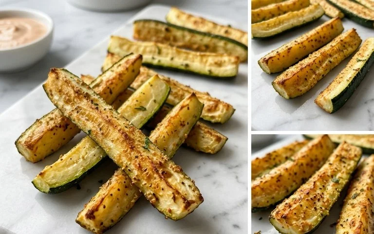 Baked Zucchini Sticks (Oven or Air Fryer)